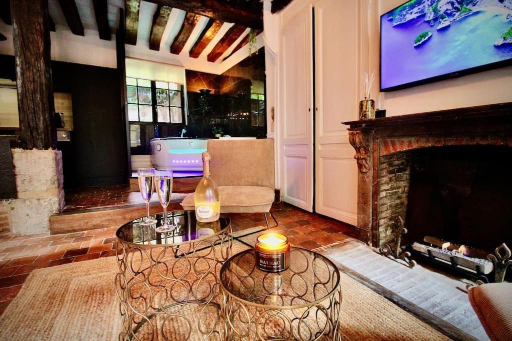 Le Spa Gustave - Sauna, Jacuzzi & Terrasse A Rouen Luaran gambar